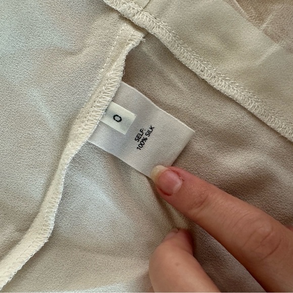 Yigal Azrouël silk long sleeve blouse size 0 - Picture 4 of 7